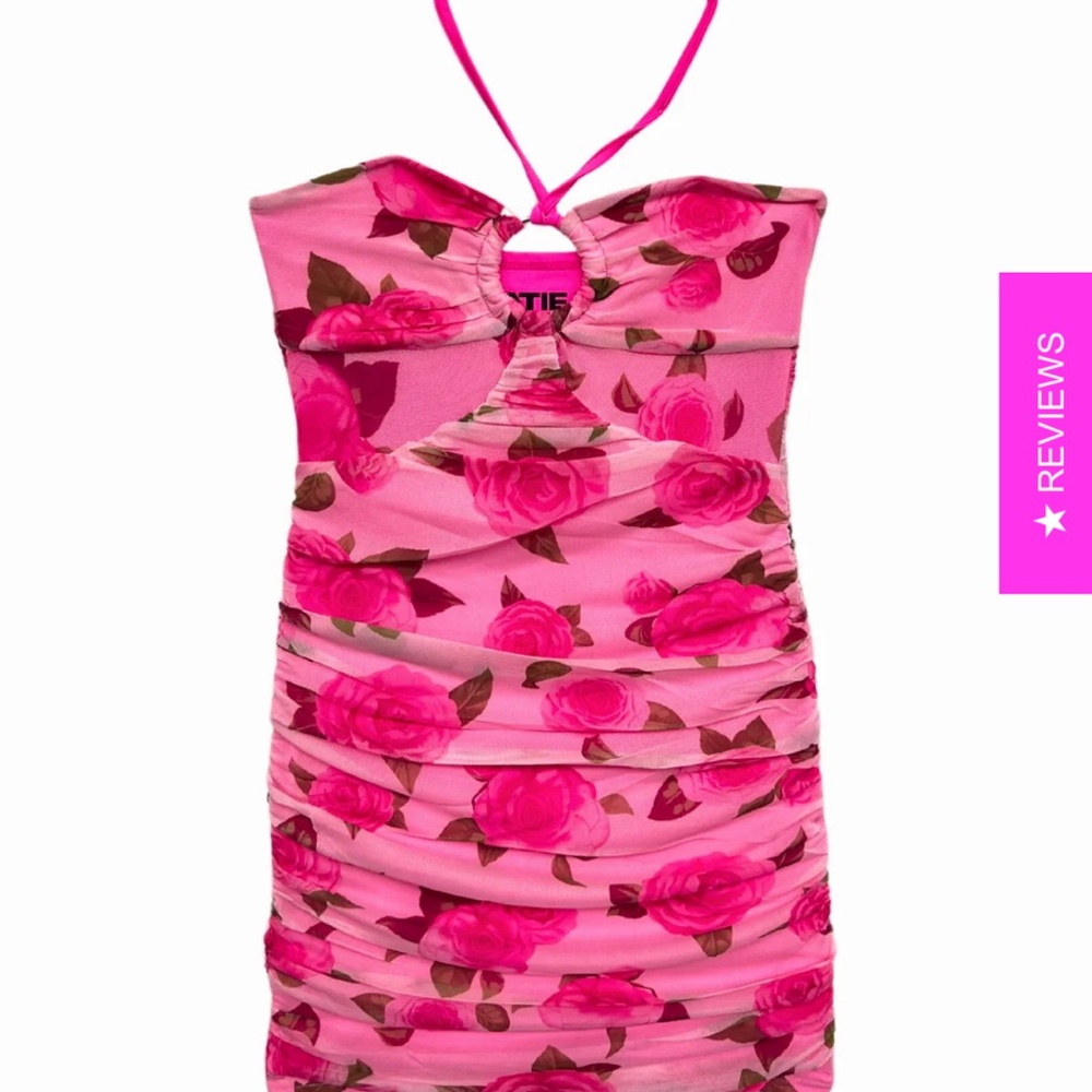 Katie J NYC Pink Floral Kids Dress